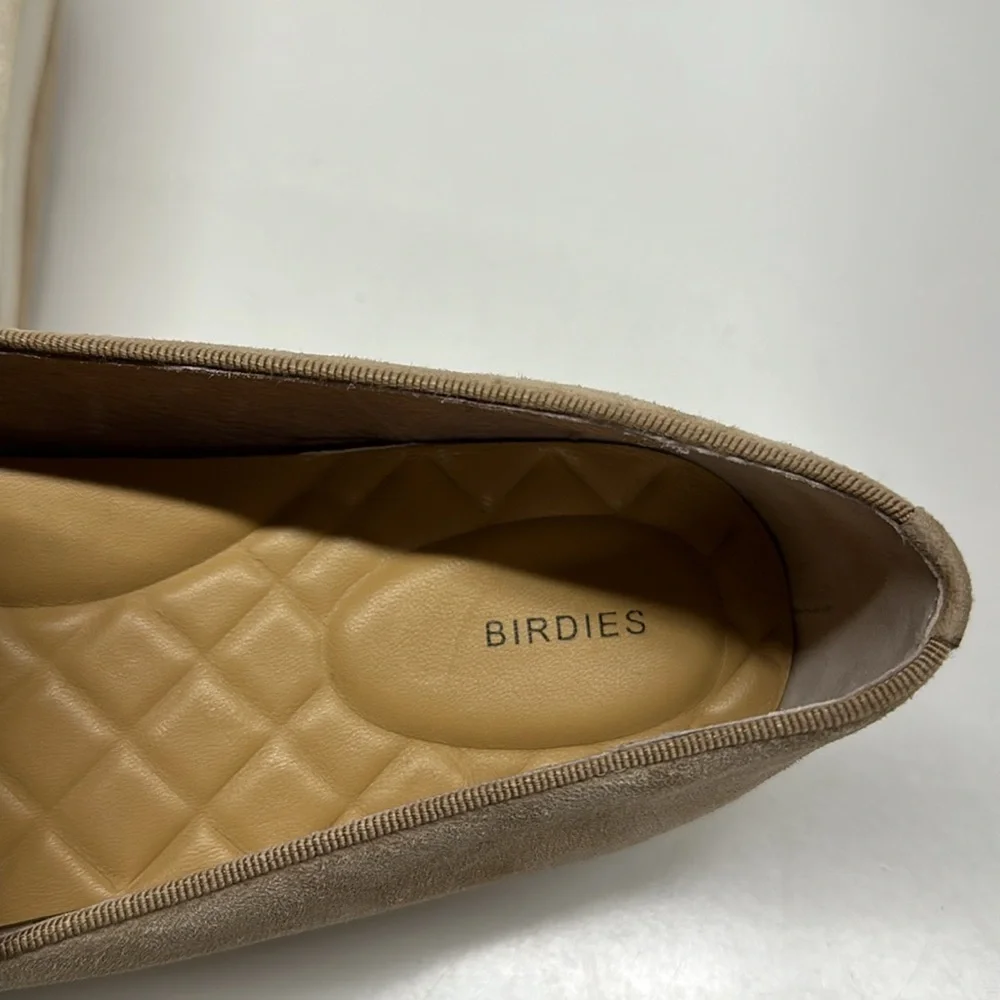 Birdies The Swift Slip On Loafer Shoes Brown Tan Suede Sneaker Womens Size 8.5 - Picture 9 of 12